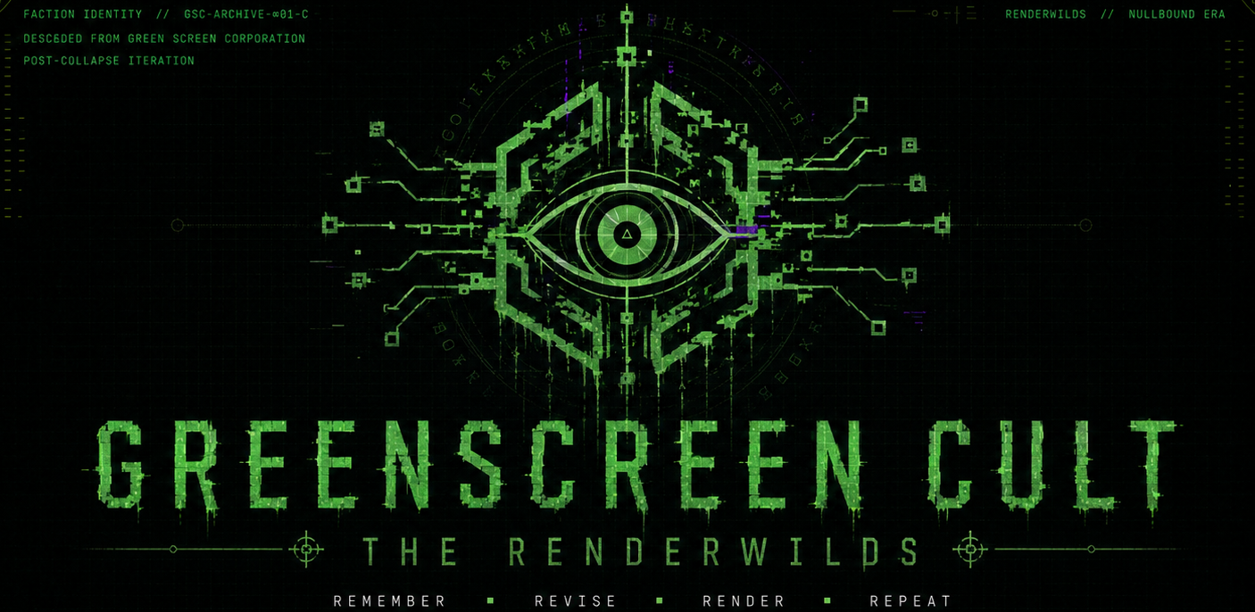 Greenscreen Cult faction logo